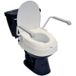 A900, Toilet Seat Raiser, 2in-6in with Lid and Armrests